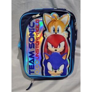 Sonic the‎ Hedgehog Lunchbox Team Sonic Tails Knuckles School lunch insulated